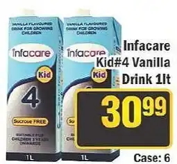J&E Cash and Carry Infacare Kid#4 Vanilla Drink offer