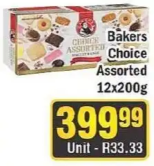 J&E Cash and Carry Bakers Choice Assorted offer