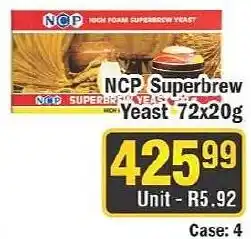 J&E Cash and Carry NCP Superbrew Yeast offer