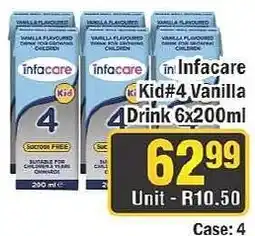 J&E Cash and Carry Infacare Kid#4 Vanilla Drink offer