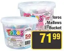 J&E Cash and Carry Toros Mallows Bucket offer