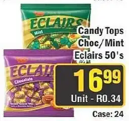 J&E Cash and Carry Candy Tops Eclairs offer