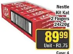 J&E Cash and Carry Nestle Kit Kat 2 Fingers offer