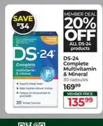 Dis-Chem DS-24 Complete Multivitamin & Mineral 30 Softgel Capsules offer