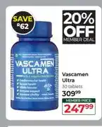 Dis-Chem Vascamen Ultra 30 tablets offer