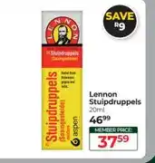Dis-Chem Lennon Stuipdruppels 20ml offer