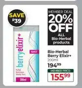 Dis-Chem Bio-Herbal Berry Elixir+ 200ml offer