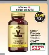 Dis-Chem Solgar Formula VM-2000 90 tablets offer