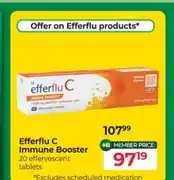 Dis-Chem Efferflu C Immune Booster 20 effervescent tablets offer