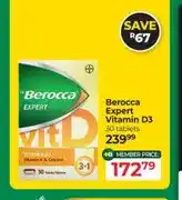 Dis-Chem Berocca Expert Vitamin D3 30 tablets offer