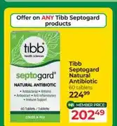 Dis-Chem Tibb Septogard Natural Antibiotic 60 tablets offer