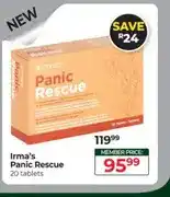 Dis-Chem Irma's Panic Rescue 20 tablets offer