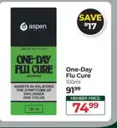 Dis-Chem One-Day Flu Cure 100ml offer