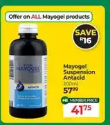 Dis-Chem Mayogel Suspension Antacid 200ml offer