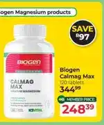 Dis-Chem Biogen Calmag Max 120 tablets offer