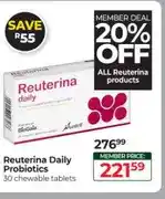 Dis-Chem Reuterina Daily Probiotics 30 chewable tablets offer