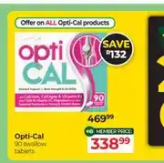 Dis-Chem Opti-Cal 90 swallow tablets offer