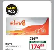 Dis-Chem Elev8 30 film coated tablets offer