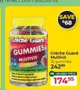Dis-Chem Créche Guard Multivit 30 gummies offer