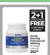 Dis-Chem Revite Evening Primrose Oil 1000mg 90 softgel capsules offer