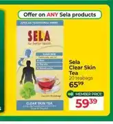Dis-Chem Sela Clear Skin Tea 20 teabags offer