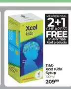 Dis-Chem Tibb Xcel Kids Syrup 100ml offer