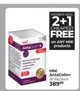 Dis-Chem MNI AntaGolin+ 30 day pack offer
