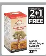 Dis-Chem Manna Blood Sugar Support 120 caplets offer