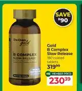 Dis-Chem Gold B Complex Slow Release 180 coated tablets offer