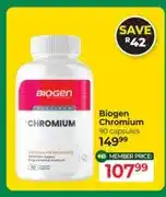 Dis-Chem Biogen Chromium 90 capsules offer
