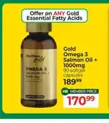 Dis-Chem Gold Omega 3 Salmon Oil + 1000mg 90 softgel capsules offer