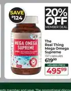Dis-Chem The Real Thing Mega Omega Supreme 150 capsules offer