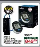 Dis-Chem Braun ExactFit 2 Upper Arm Blood Pressure Monitor offer