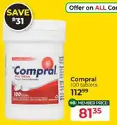 Dis-Chem Compral 100 tablets offer