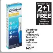 Dis-Chem Clearblue Digital Pregnancy Test with Weeks Indicator 1 test offer