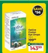 Dis-Chem Optive Fusion Eye Drops 10ml offer
