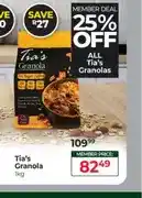 Dis-Chem Tia's Granola 1kg offer