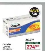Dis-Chem Ocuvite Lutein 60 tablets offer