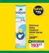 Dis-Chem Stérimar Baby Hygiene Nasal Spray 50ml offer