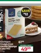 Dis-Chem Glutagon Gluten Free Vanilla Sponge Cake Mix 375g offer