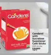Dis-Chem Canderel with Sucralose Sweetener Café Sticks 200 sticks offer