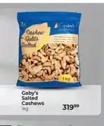 Dis-Chem Gaby's Salted Cashews 1kg offer