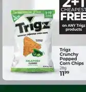 Dis-Chem Trigz Crunchy Popped Corn Chips 28g offer