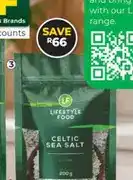 Dis-Chem Lifestyle Food Celtic Sea Salt Coarse 200g offer
