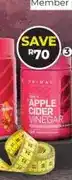Dis-Chem Primal Apple Cider Vinegar 120 vegetable capsules offer