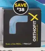 Dis-Chem OrthoFit Kinesiology Tape 5cm x 5m offer