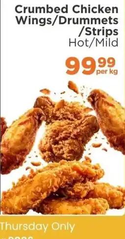 Check Star Crumbed Chicken Wings/Drummetts/Strips offer