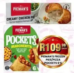 Take 'n Pay Pieman's frozen pies/pizza pockets offer