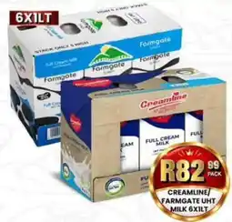 Take 'n Pay Creamline/Farmgate UHT Milk offer