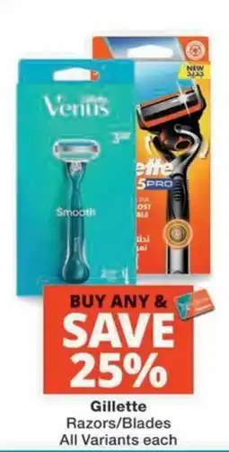 MediRite Gillette Razors/Blades offer